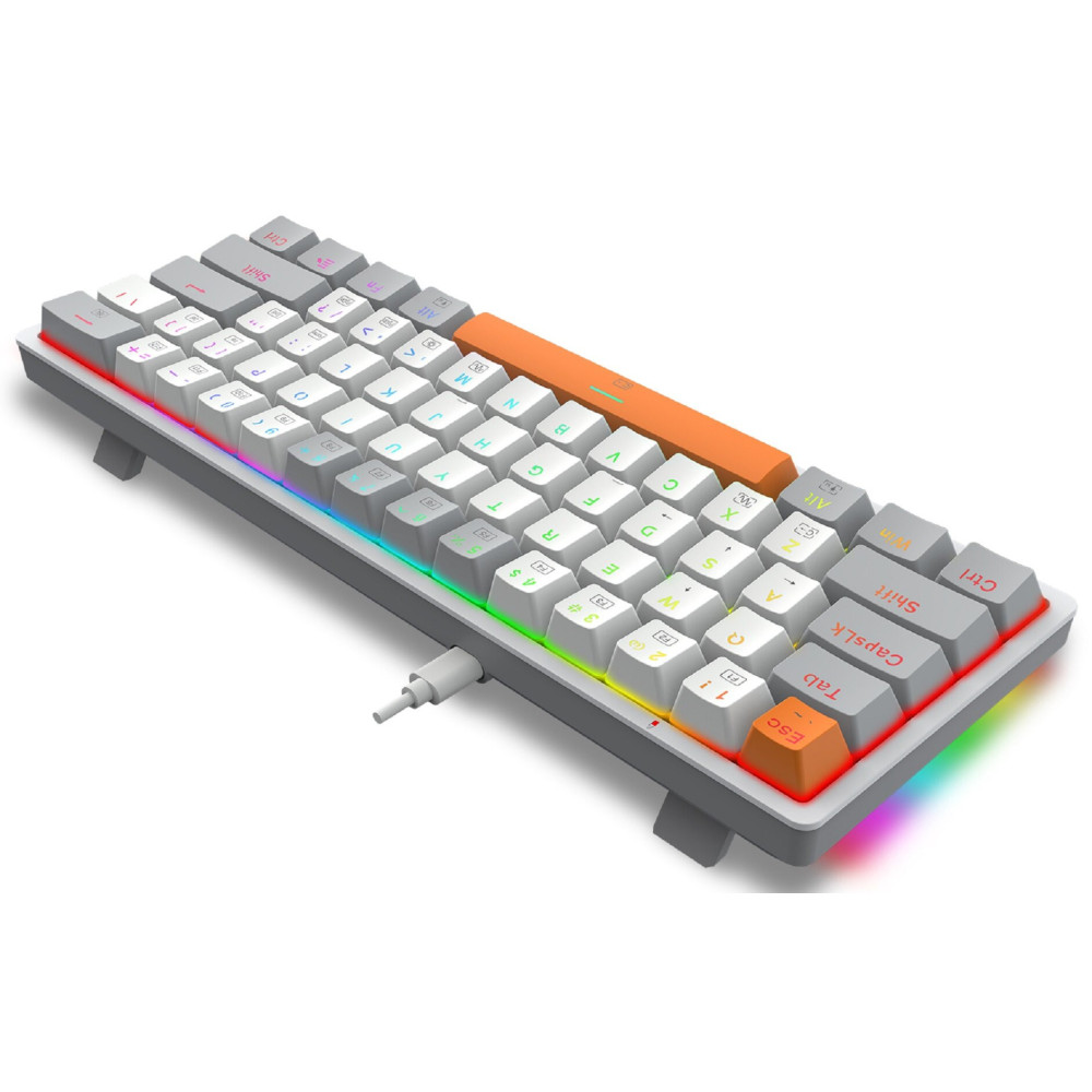 Clavier Gamer Mécanique Redragon AKALI K642WGO RGB / RED SWITCH