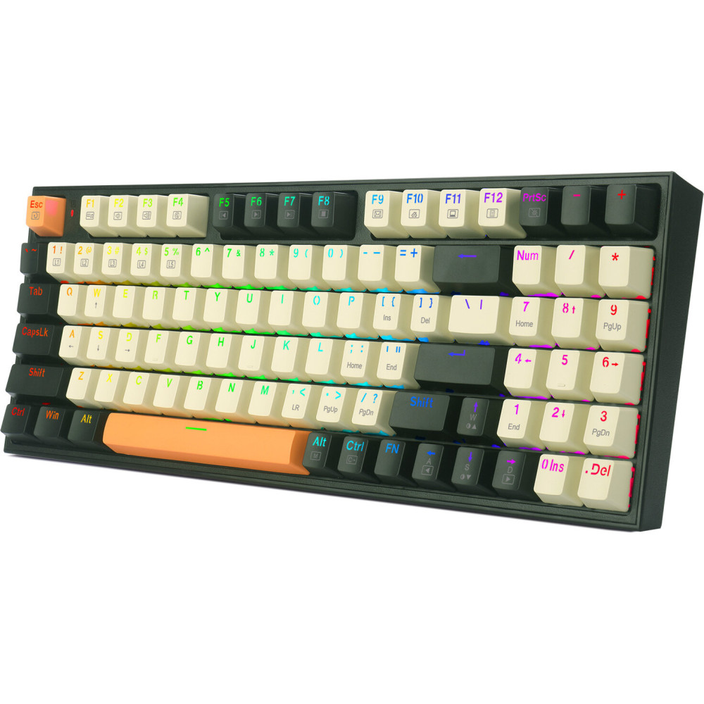 Clavier Gamer Filaire Redragon KITAVA K636CLO RGB / Red Switch / Noir
