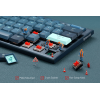 Clavier Gamer Mécanique Redragon NOCTIS K632 PRO RGB / Red Switch / BLEU