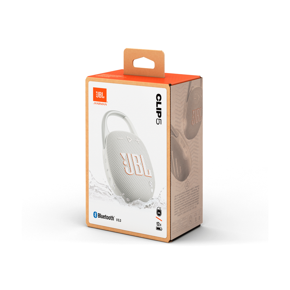 Haut-Parleur Bluetooth JBL Clip 5 / Blanc