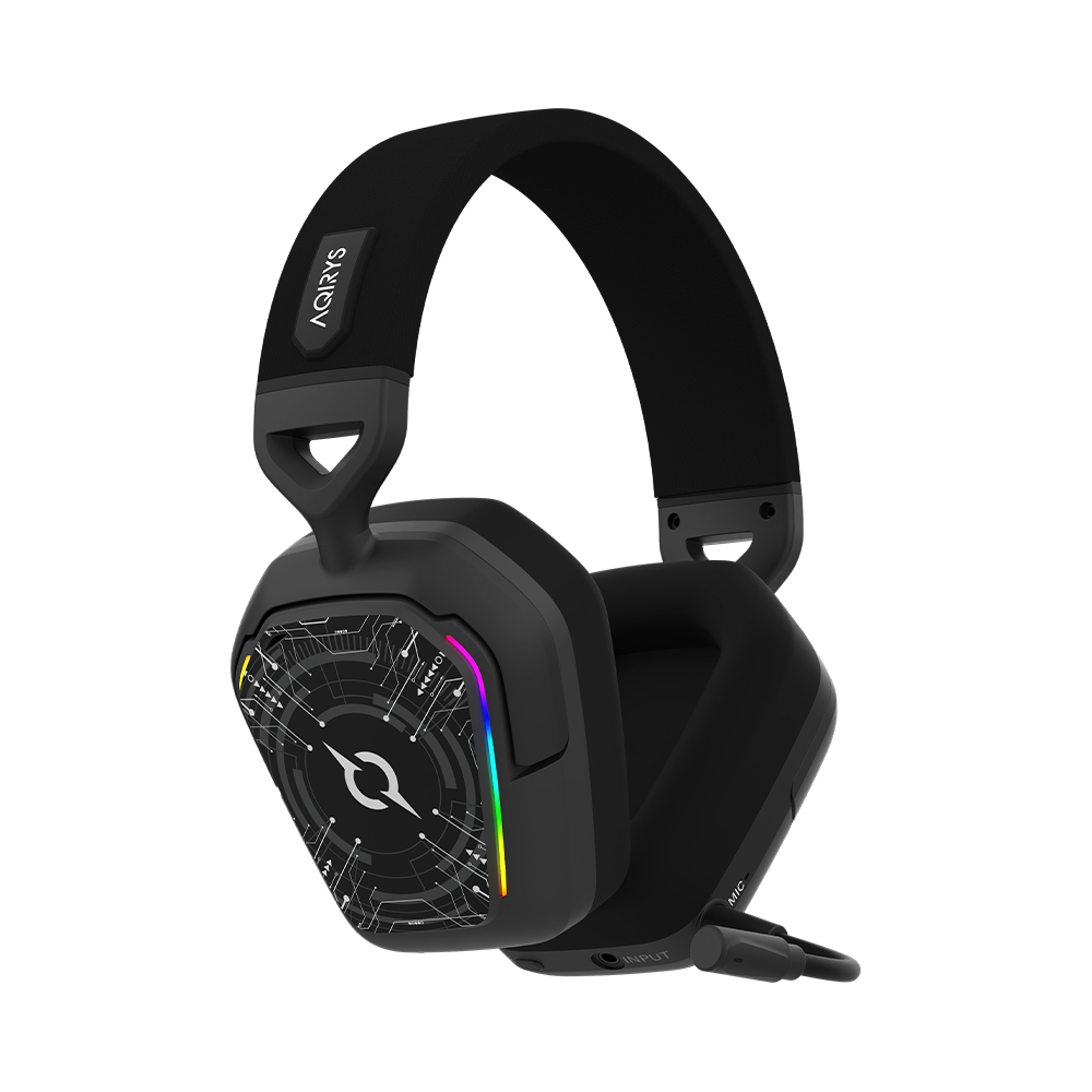 CASQUE MICRO GAMER Sans Fil ALNAIR  AQIRYS  / Noir