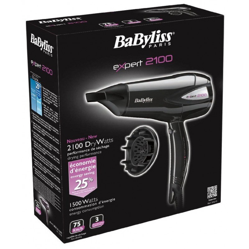 Sèche Cheveux Babyliss Expert D321E / 2100W