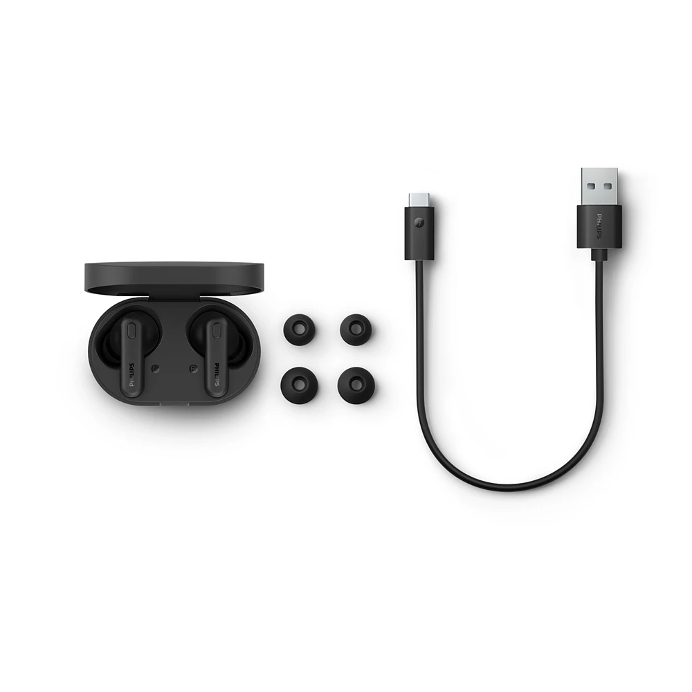 Écouteurs Sans Fil Philips TAT1108BK/97 / Noir