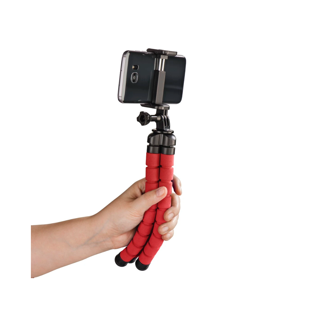 Trépied Flex pour smartphone et GoPro 26 cm Hama 04617 / Rouge