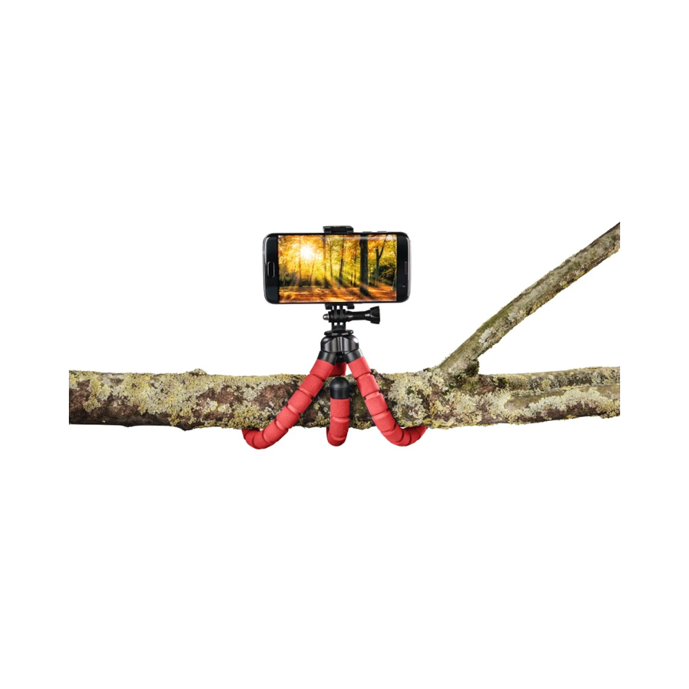 Trépied Flex pour smartphone et GoPro 26 cm Hama 04617 / Rouge