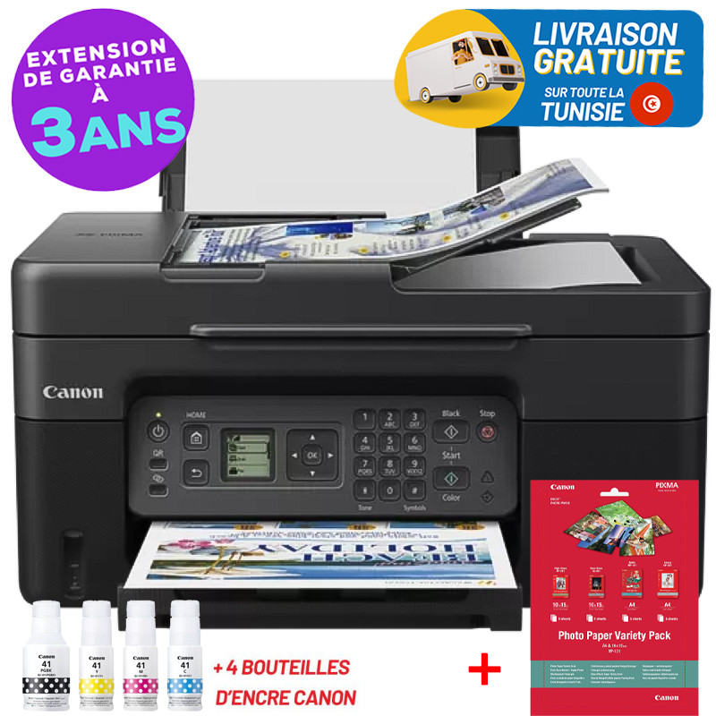 Imprimante à Réservoir intégré Multifonction 4en1 CANON PIXMA G4470