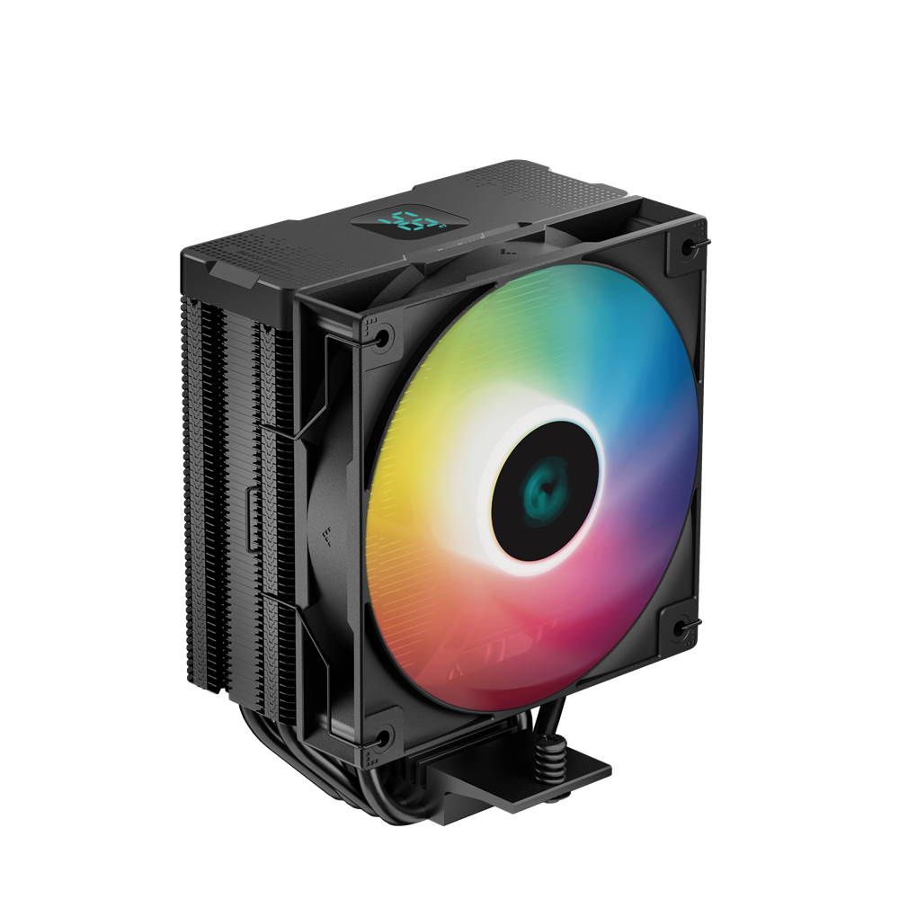 Ventilateur de processeur DeepCool AG400 DIGITAL BK ARGB / Noir