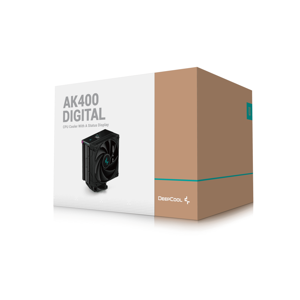 Ventilateur de processeur DeepCool AK400 DIGITAL / Noir