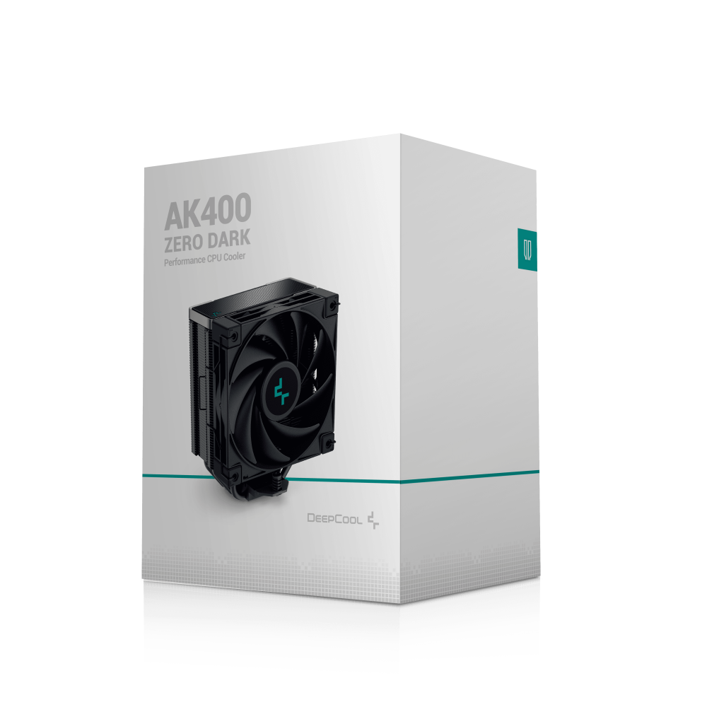 Ventilateur de processeur DeepCool AK400 ZERO DARK / Noir