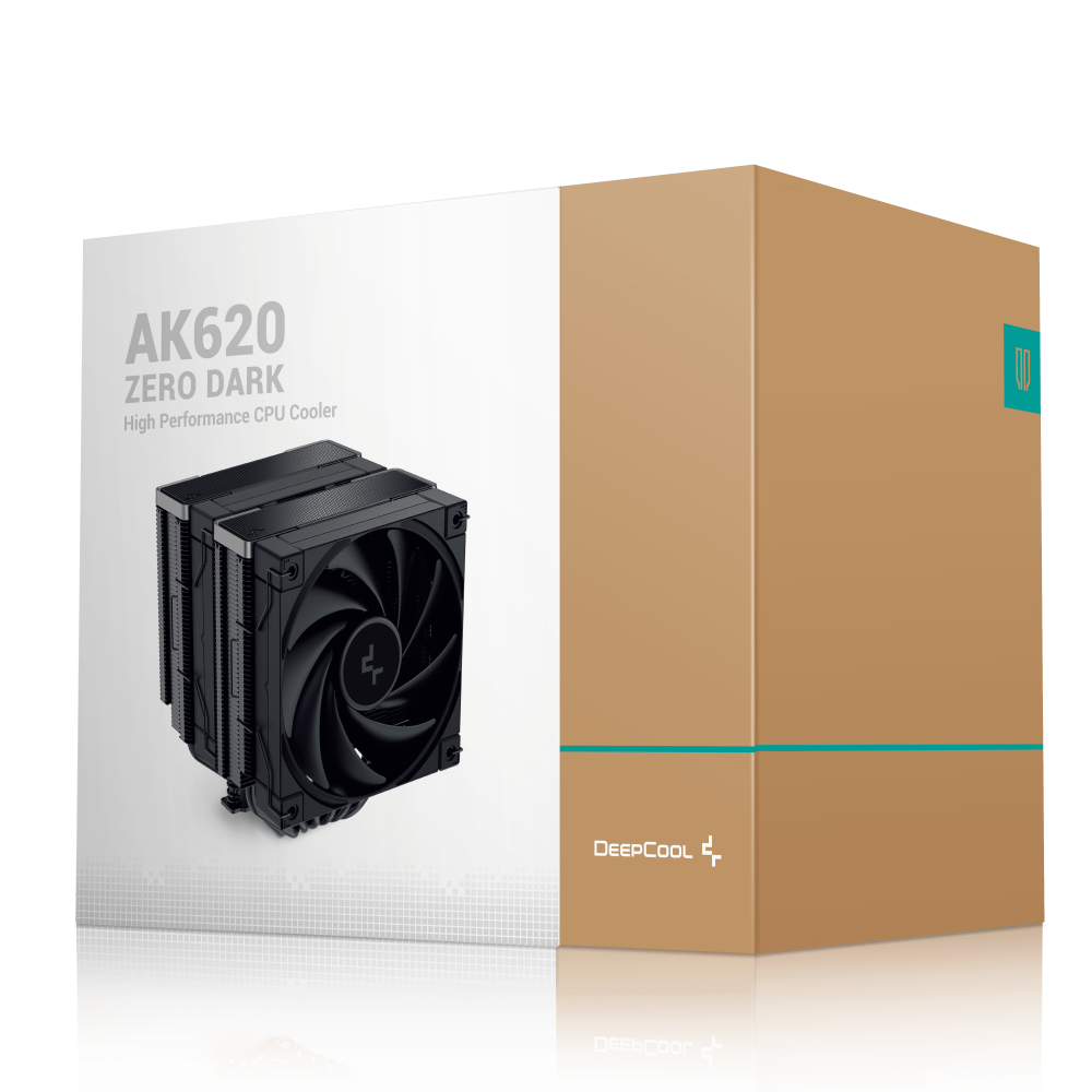 Ventilateur de processeur DeepCool AK620 ZERO DARK / Noir