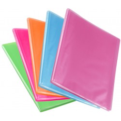 Oxford - Lot De 2 Porte-Vues 120 Vues (60 Pochettes A4) - Haute Qualité, Couvertures Noir Et Bleu - Fabriqué En France