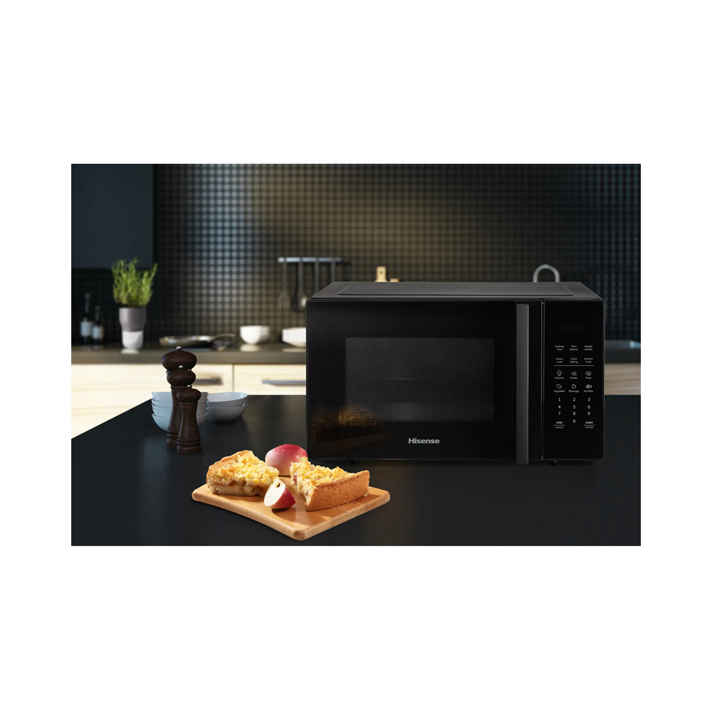 Micro-ondes HISENSE 25 Litres Contrôle digital Noir