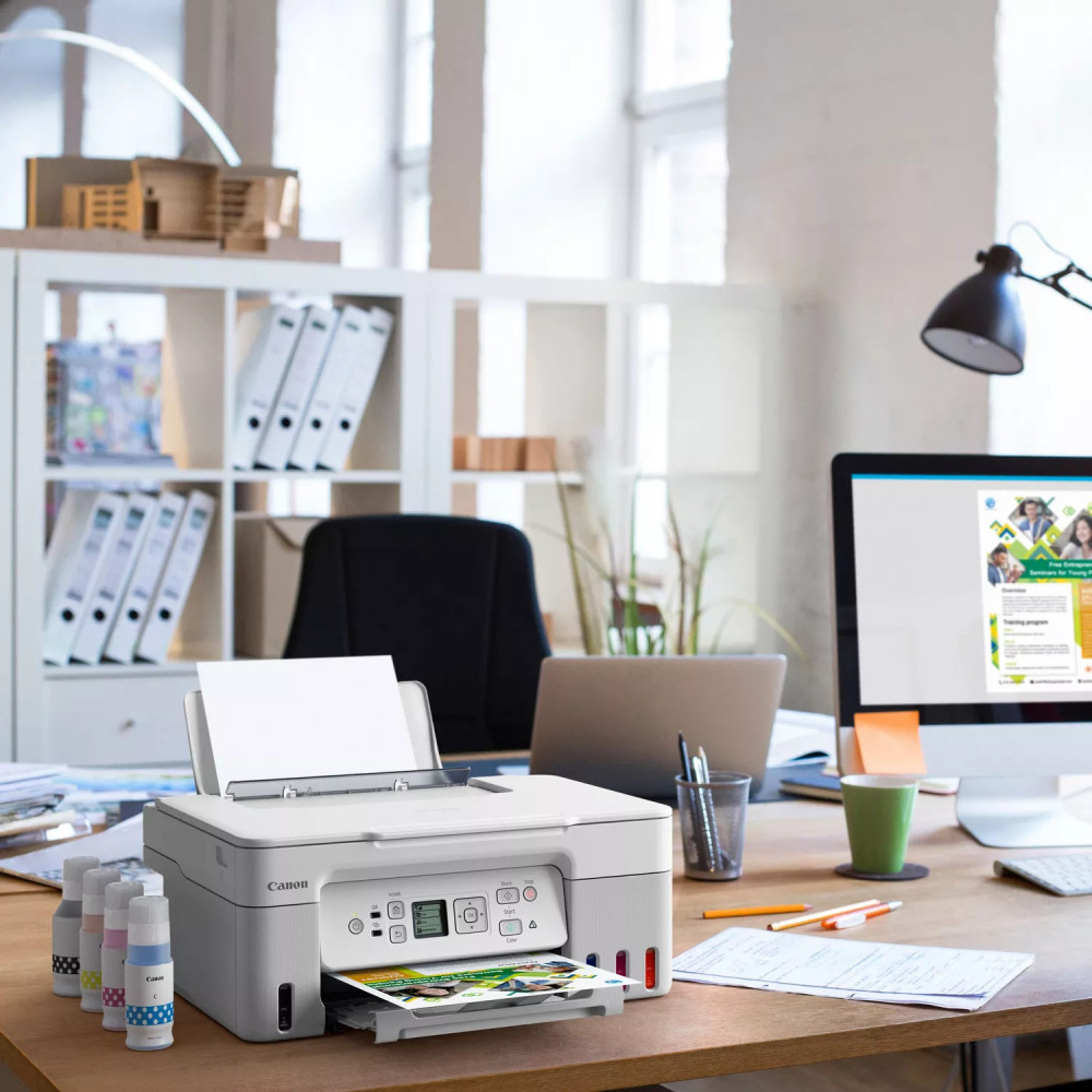Imprimante Multifonction réservoir intégré CANON PIXMA G3470 Couleur Wifi 3en1 Blanc