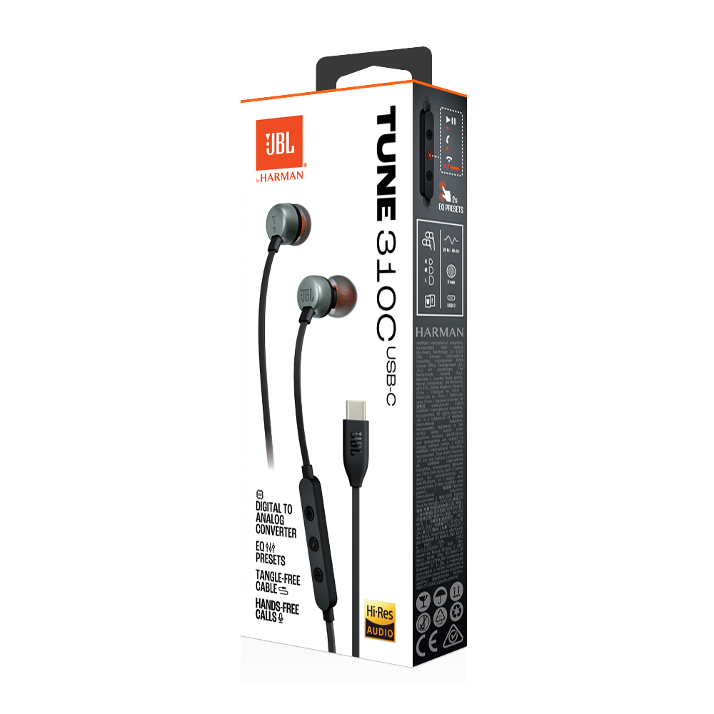 ECOUTEURS JBL Tune 310C USB / NOIR