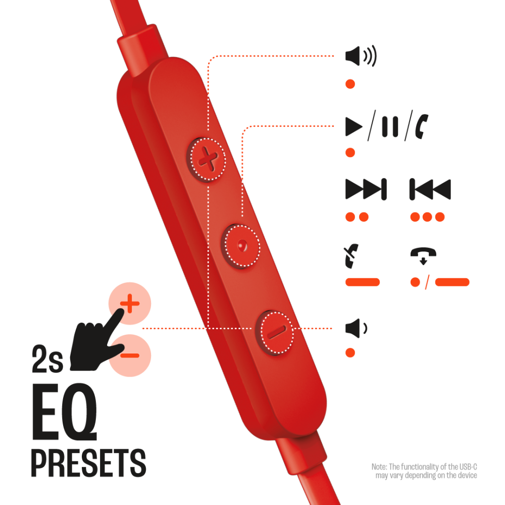 ECOUTEURS JBL Tune 310C USB / ROUGE