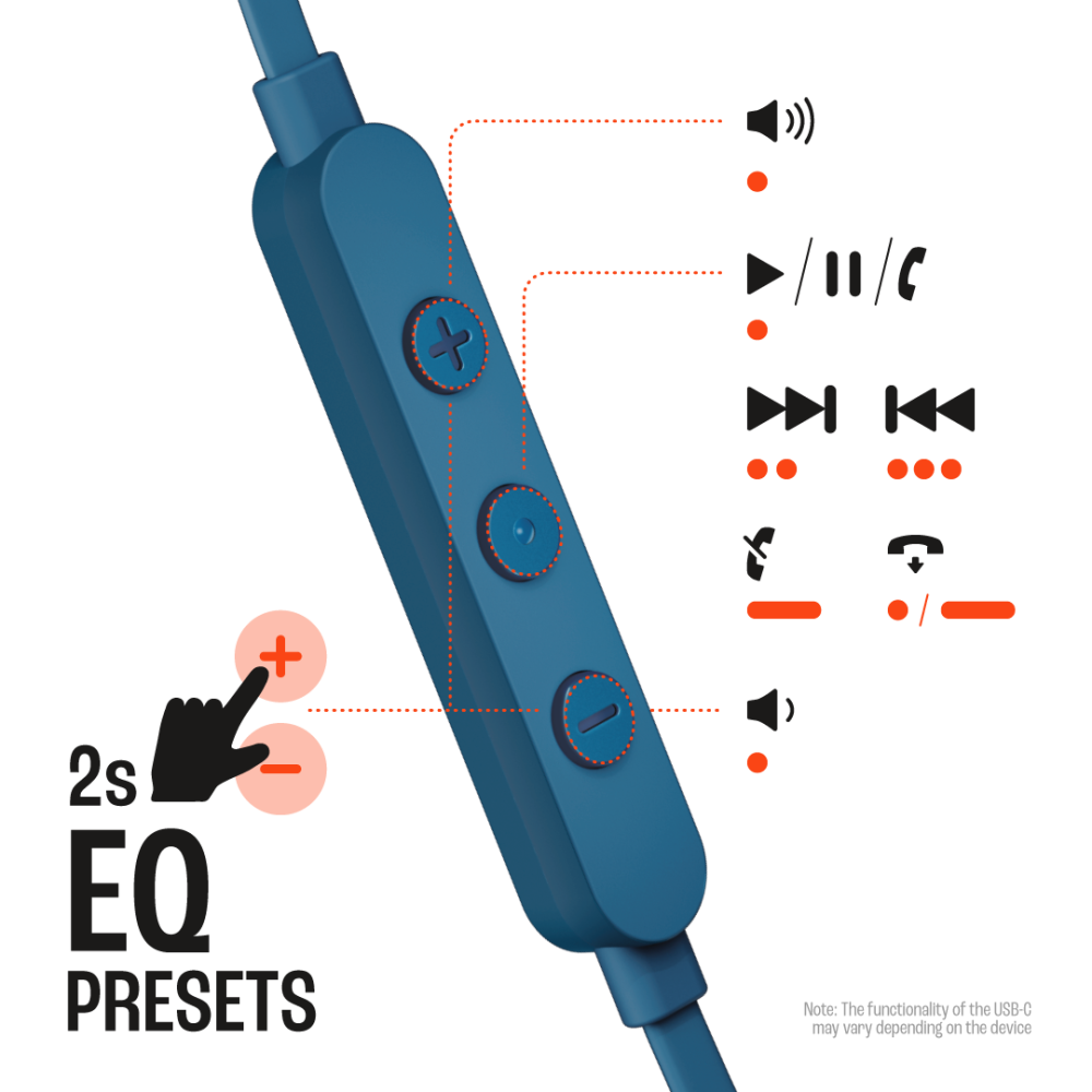 ECOUTEURS JBL Tune 310C USB / BLEU