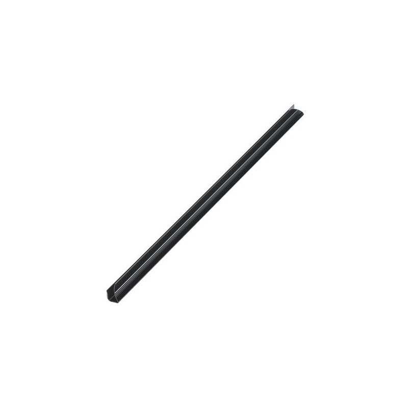 Baguette reliure plastique 3/12mm / Noir