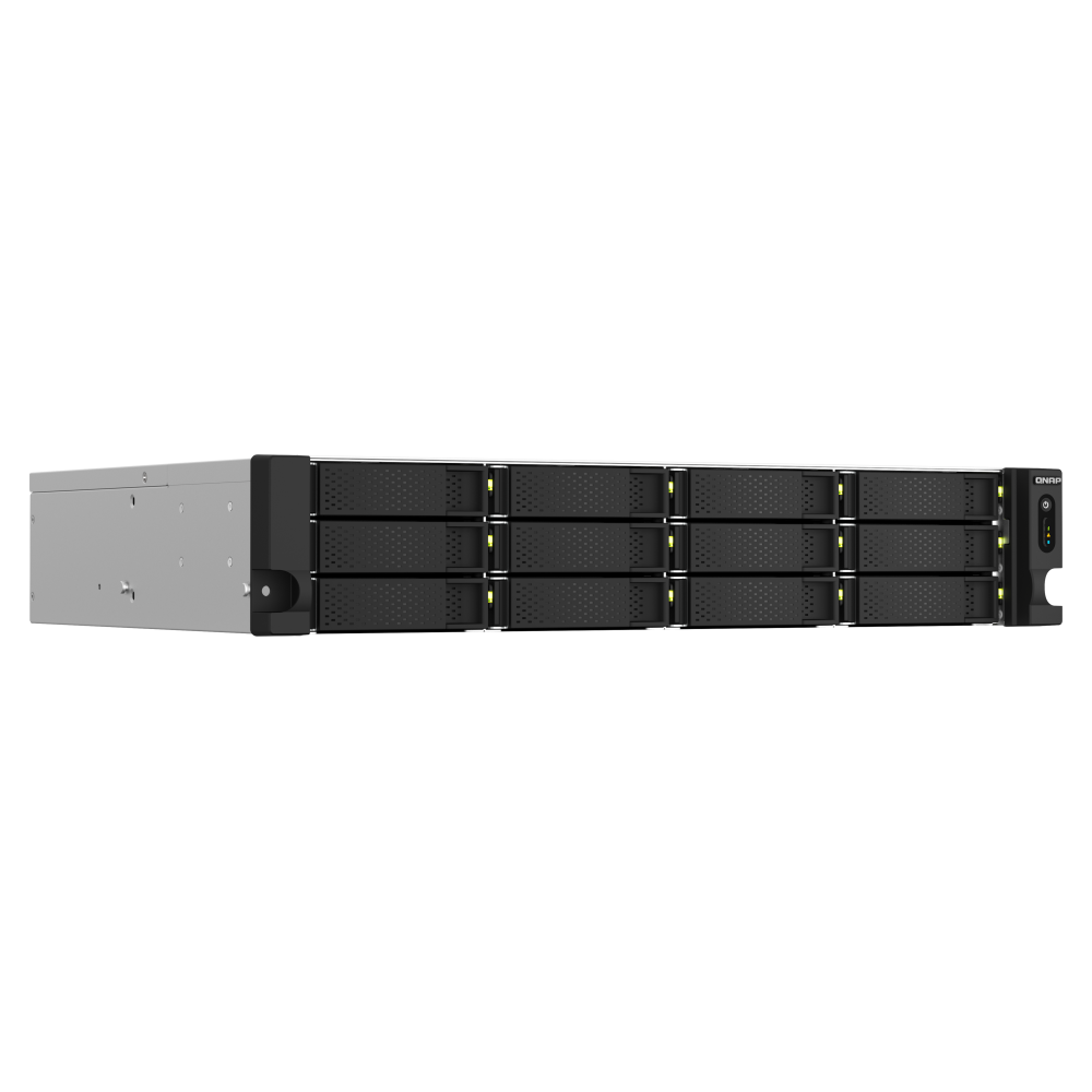 Serveur NAS 12 baies QNAP TS-1264U-RP-8G / Sans Disque Dur / Intel Celeron N5095