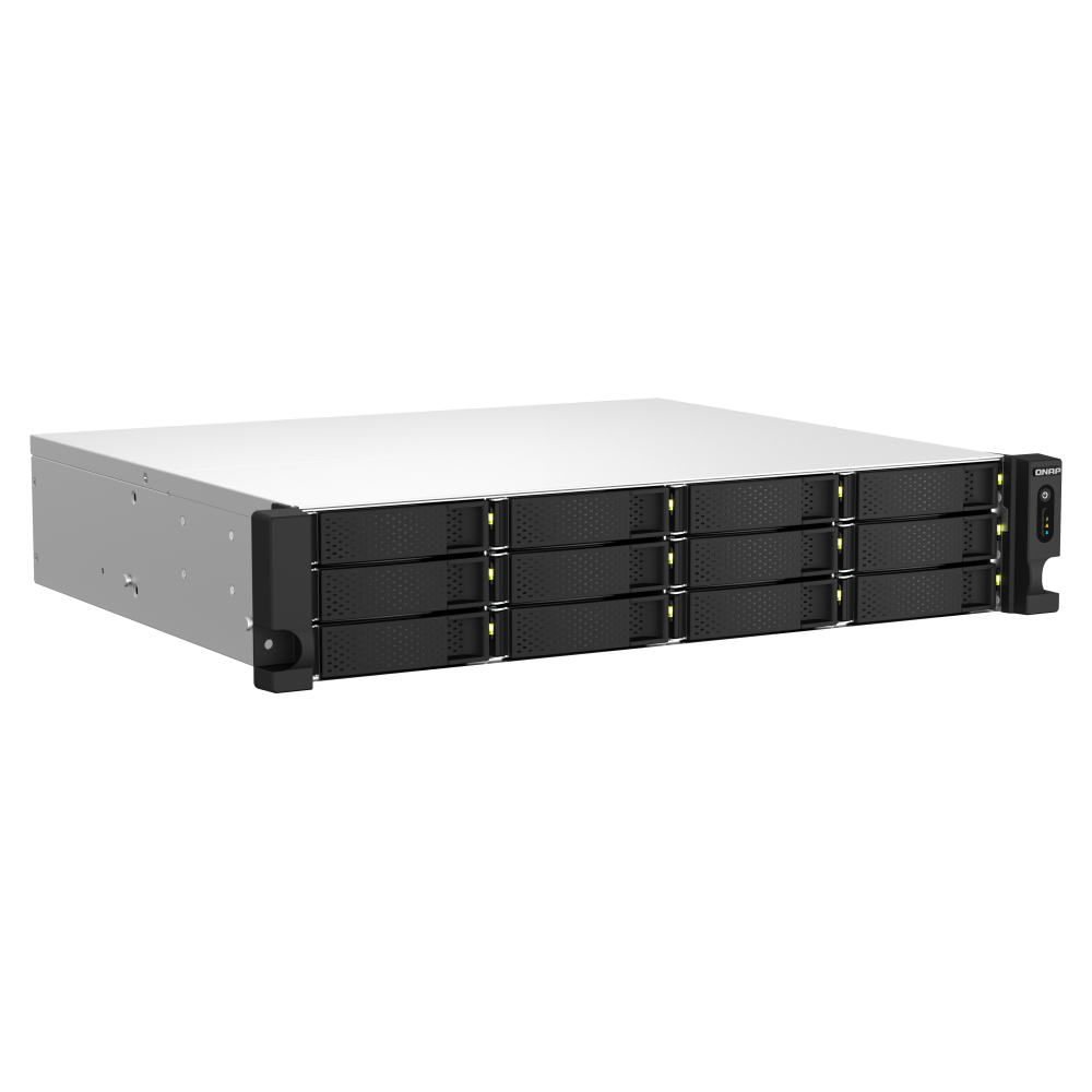 Serveur NAS 12 baies QNAP TS-1264U-RP-8G / Sans Disque Dur / Intel Celeron N5095