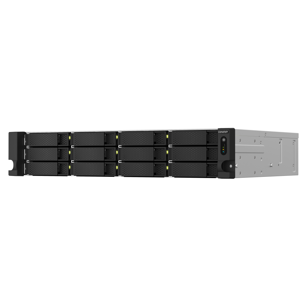 Serveur NAS 12 baies QNAP TS-1264U-RP-8G / Sans Disque Dur / Intel Celeron N5095