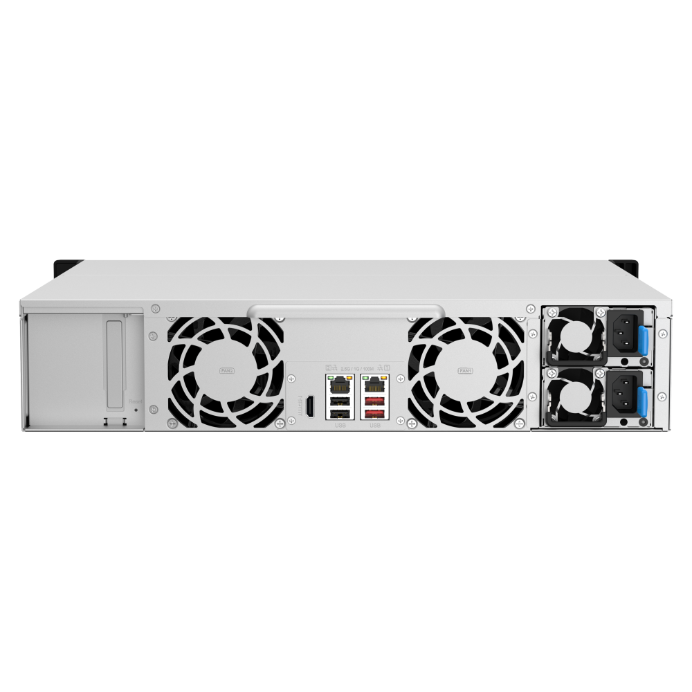 Serveur NAS 12 baies QNAP TS-1264U-RP-8G / Sans Disque Dur / Intel Celeron N5095