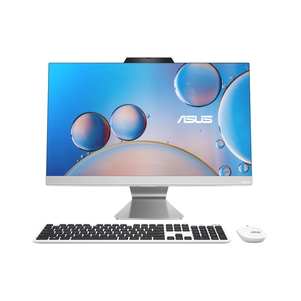 Pc de Bureau All in One ASUS M3402WFA / Ryzen 5 7520U / 8 Go DDR5 / 512 Go SSD / Windows 11 / Blanc
