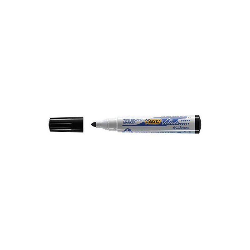 Zebra Mackee Penna Cancellabile A Secco, Doppia Punta 5.3mm E 1.4mm, Per Vetro E Plastica, Colore Nero, Import Giappone
