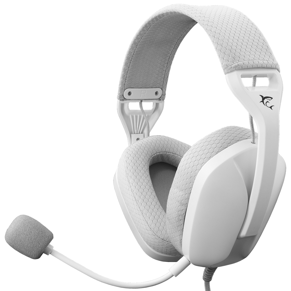 Micro-Casque Gaming Filaire White Shark SPARROW GH-2443 / Blanc