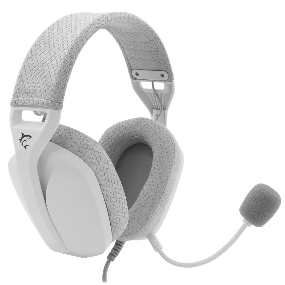 Micro-Casque Gaming Filaire White Shark SPARROW GH-2443 / Blanc