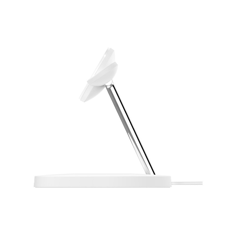 Station de chargement sans fil 3 en 1 avec MagSafe 15 W Belkin WIZ017VFWH / Blanc