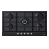 Plaque de cuisson FOCUS  F.40789BS / 5 FEUX / 90CM / NOIR / Avec Thermocouple