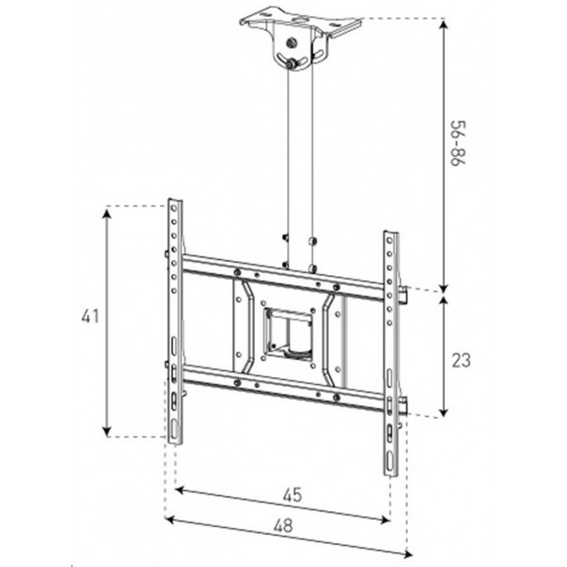 Support TV pour Plafond Sonorous à écran plat de 32" à 50" / Garantie 5 ans