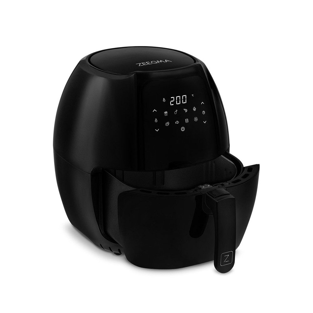FRITEUSE à AIR 6L ZEEGMA ZE-KNAPPER GRAND NOIR