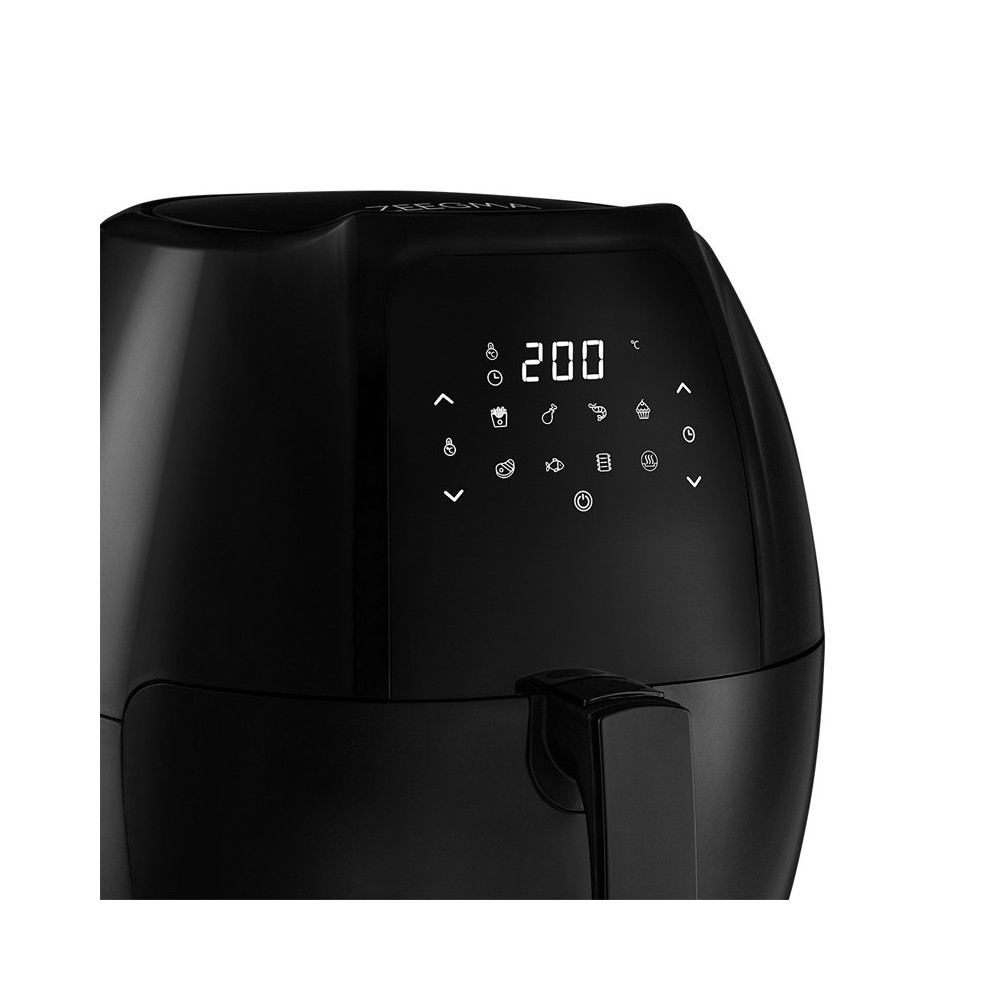 FRITEUSE à AIR 6L ZEEGMA ZE-KNAPPER GRAND NOIR