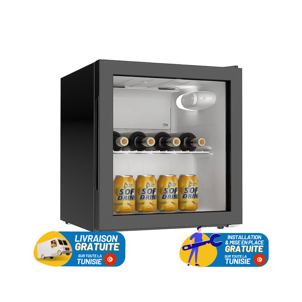 Mini-Bar AUXSTAR 50L / NOIR VITRE