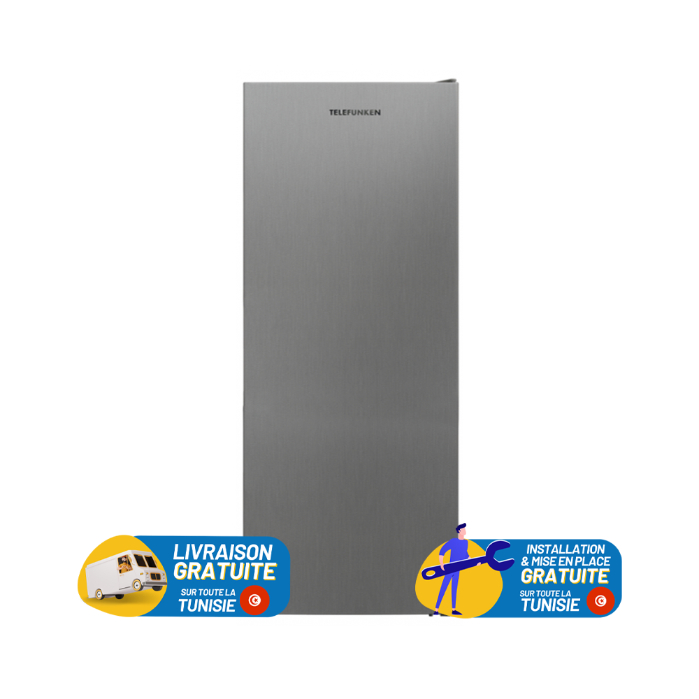 Congélateur Vertical Telefunken NoFrost 307L / Inox