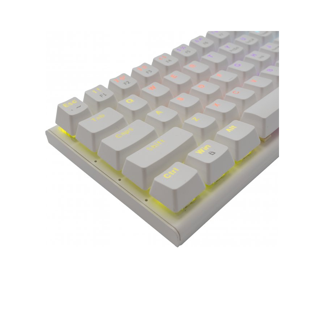 White Shark KEYBOARD WAKIZASHI WHITE RED SWITCH