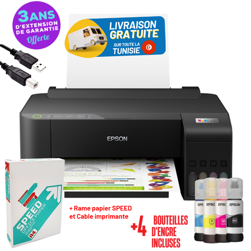 Imprimante Multifonction à réservoir intégré 3en1