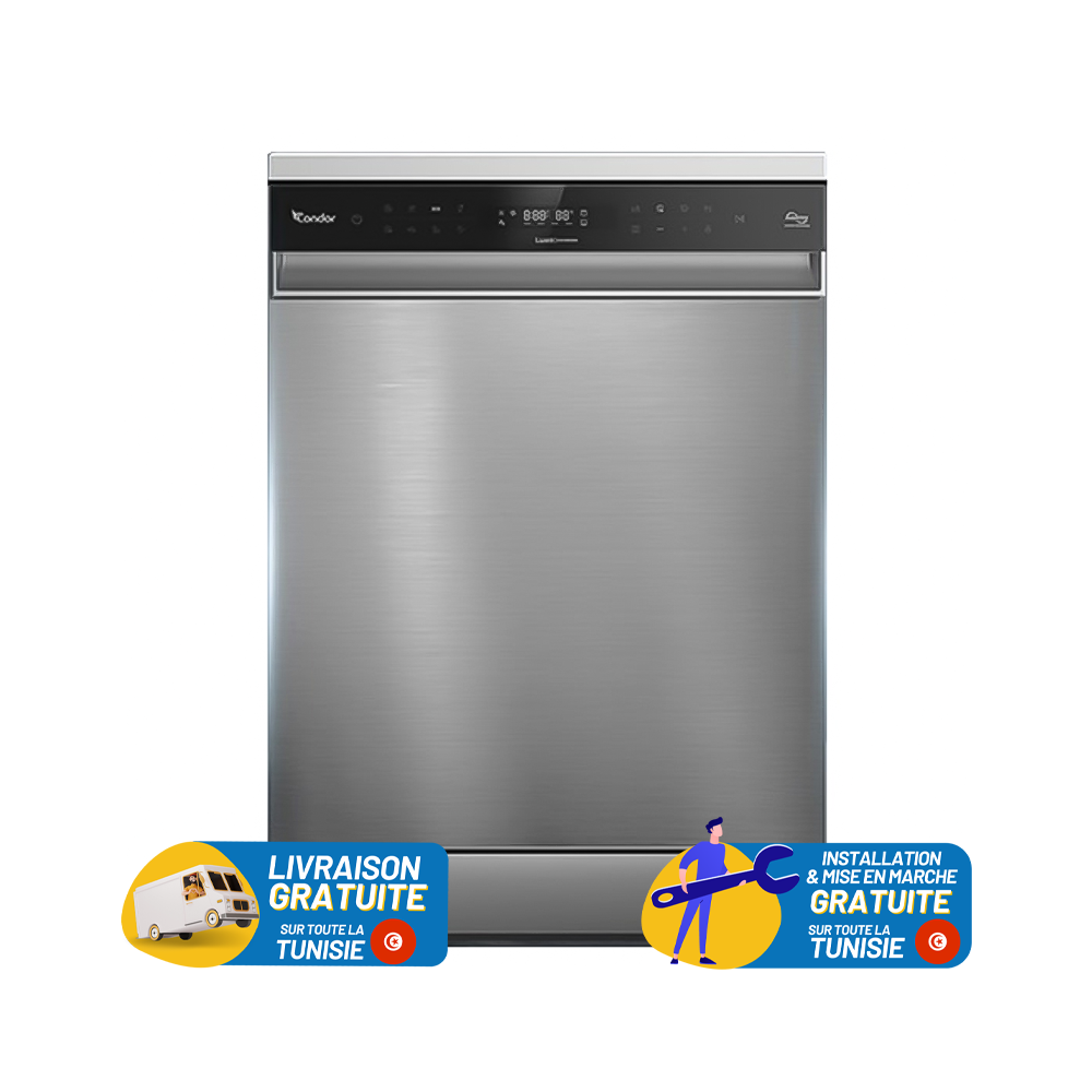 LAVE VAISSELLE Condor 16 couverts Avec Afficheur - INOX