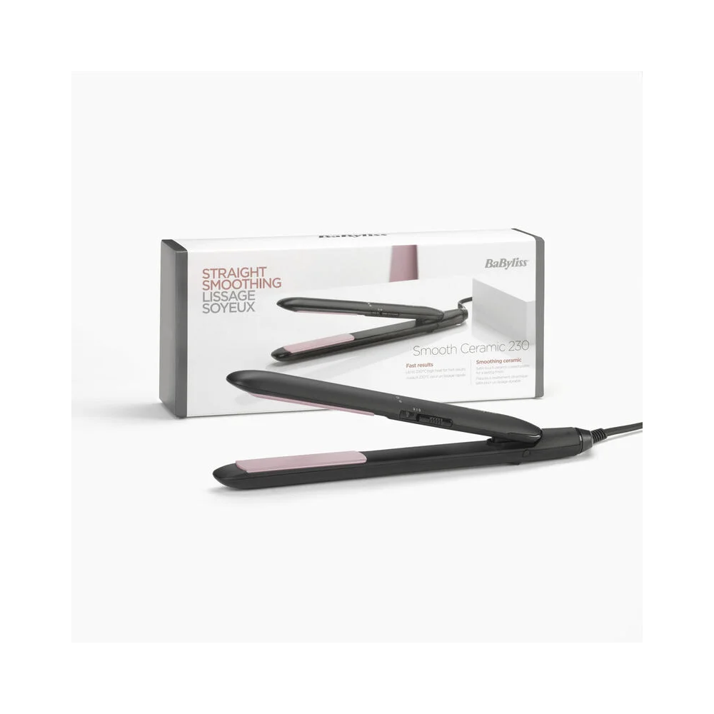 Lisseur Cheveux BABYLISS Smooth Ceramic 230 ST241E