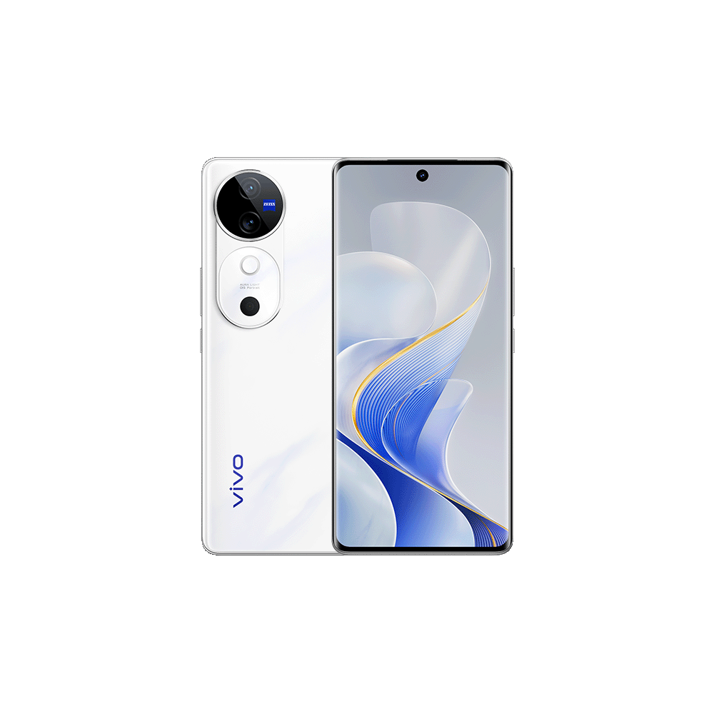Smartphone VIVO V40 5G / 24 Go / 256 Go / Blanc AVEC 100 DT BON DE RÉDUCTION