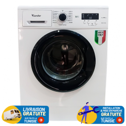 Machine à laver Frontale Condor / 7 Kg / Blanc