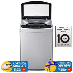 Machine à laver LG 12 Kg T1288NEHGE Smart Inverter / SILVER