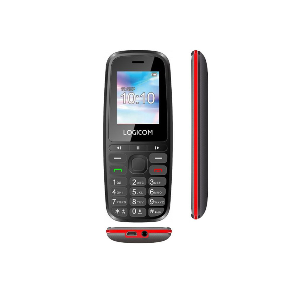 Téléphone Portable LOGICOM P197E / Rouge
