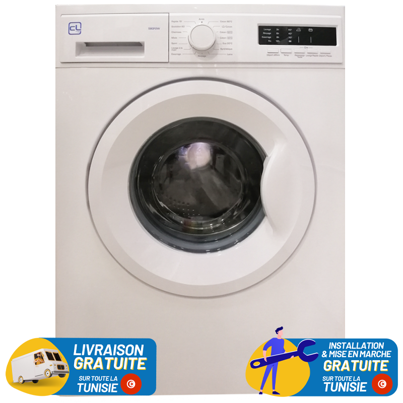 Machine à laver Frontale ConfortLine 5kg / Blanc