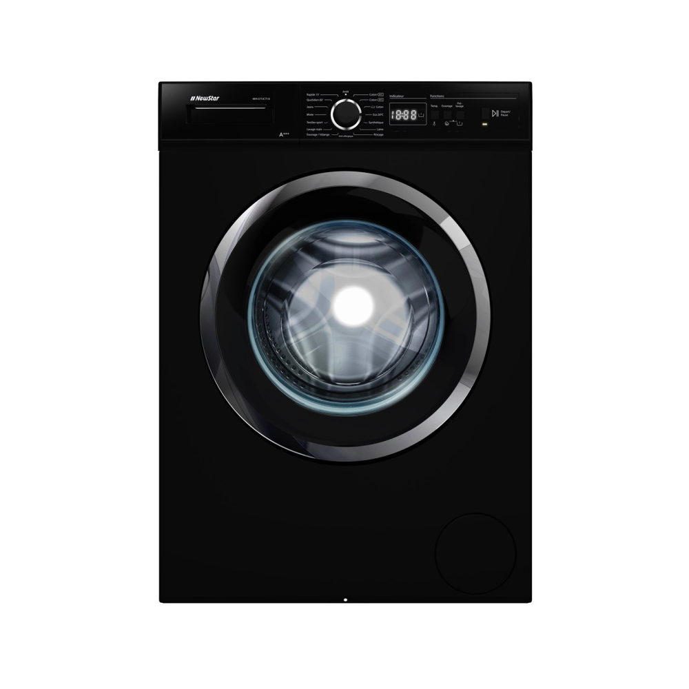 MACHINE A LAVER NEWSTAR AUTOMATIQUE 7KG / NOIR