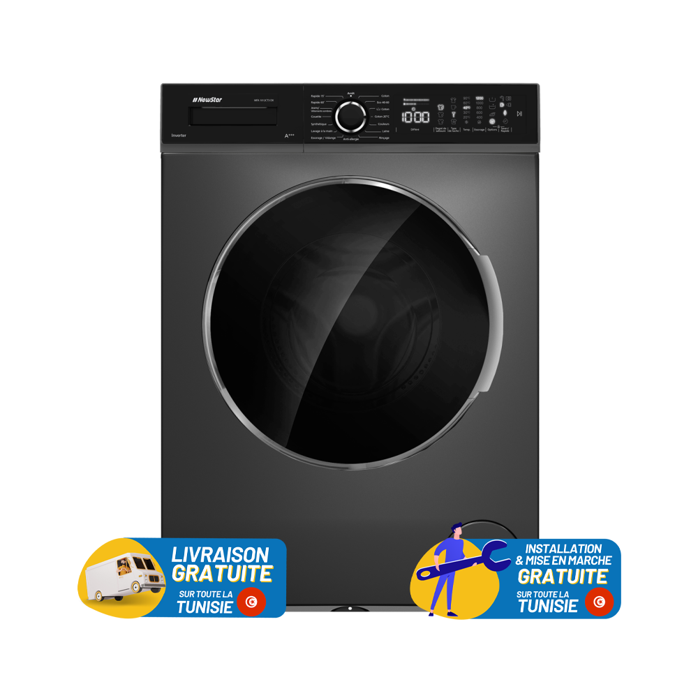 Machine à laver Frontale NEWSTAR MFA1012CT3DX