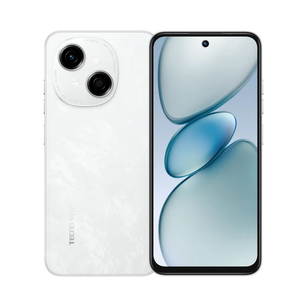 Smartphone Tecno SPARK Go 1 4G / 3 Go / 64 Go / Blanc
