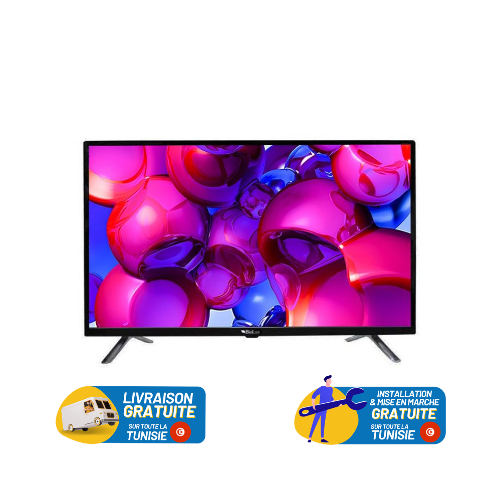 TV BIOLUX 40'' ECO40R Full HD + Récepteur intégré