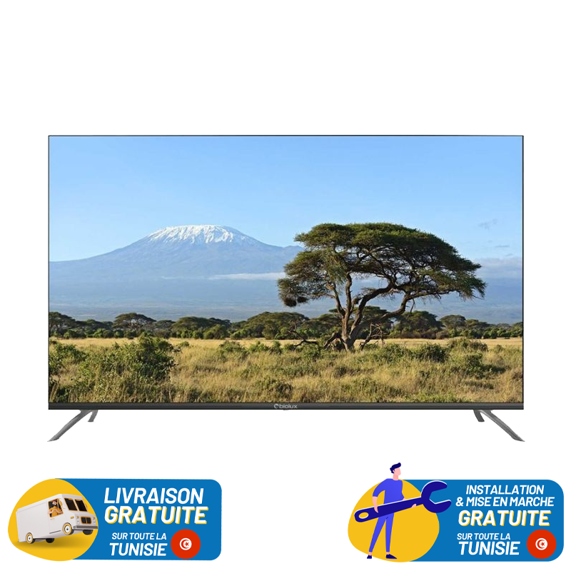 TV BIOLUX 43'' Full HD SMART TV + Récepteur intégré